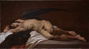 'Il figlio del mattino', Roberto Ferri ( Óleo sobre lienzo, 50 x 90 cm )
